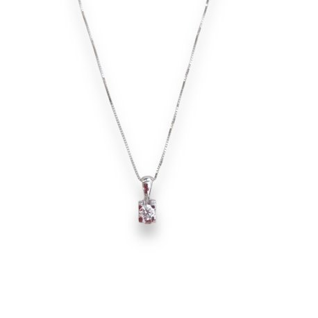 NECKLACE WHITE GOLD K18 WITH DIAMOND