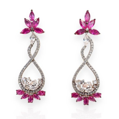 EARRINGS SILVER 925 ZIRCON